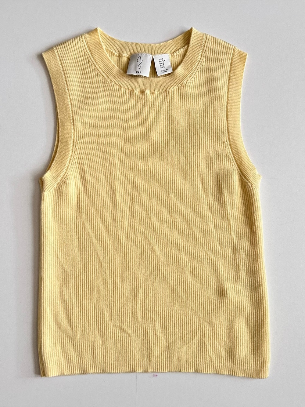 Joie Merino Wool Ribbed Crop Top Sleeveless Size Small